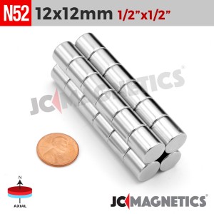 Mini 100X 6X2 mm Neodymium Disc Rare Earth N50 Fridge Magnets Cylinder Set YCy0s 