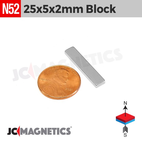 Supermagnet, 5 mm, 2 mm, 10 Stck.