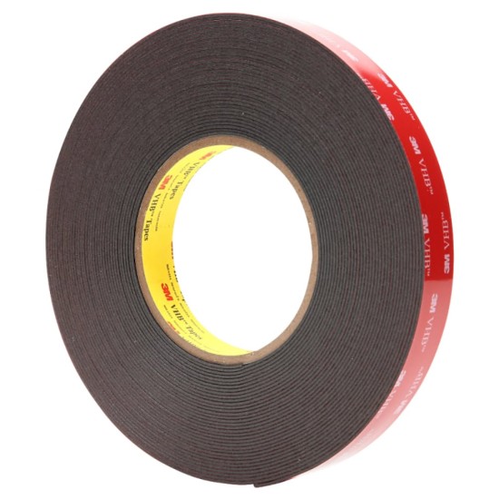 3M VHB 5925 Tape 25mm width 108ft length Double Sided Strong Adhesive 0.6mm thickness black