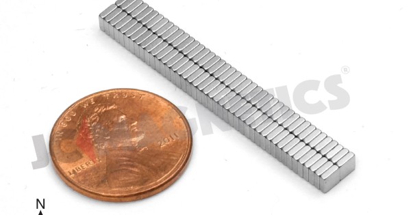 Neodymium Block - 3mm x 3mm x 1mm