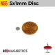 100pcs N55 5mm x 1mm 13/64in x 1/32in Thin Discs Rare Earth Neodymium Magnet 5x1mm 100pcs N55 5mm x 1mm 13/64in x 1/32in Thin Discs Rare Earth Neodymium Magnet 5x1mm