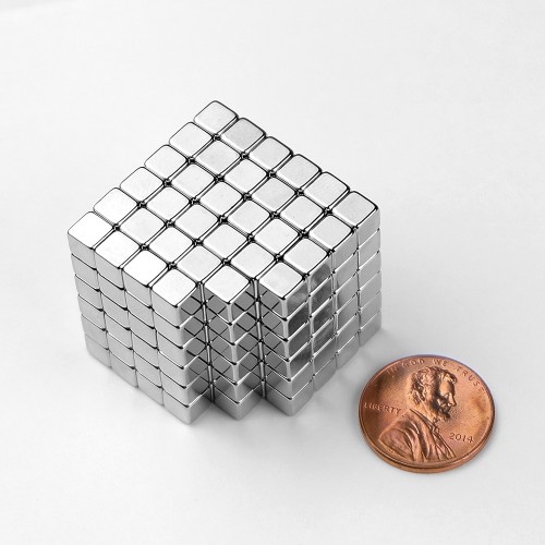 64pcs N42 3/16in Cube Rare Earth Neodymium Magnet 