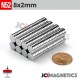 8mm x 2mm 5/16in x 5/64in N52 Discs Rare Earth Neodymium Magnet 8x2mm