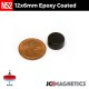 12mm x 6mm N52 Epoxy Coated Discs Rare Earth Neodymium Magnet 12x6mm