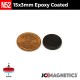 15mm x 3mm N52 Epoxy Coated Discs Rare Earth Neodymium Magnet 15x3mm