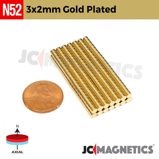 Gold Neodymium Magnets