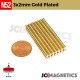 500pcs 3mm x 2mm 1/8in x 5/64in N52 Gold Plated Disc Rare Earth Neodymium Magnets 3x2mm