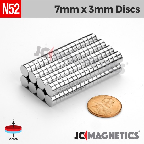 8x3 mm Neodym Magnet N35, 1,99 €